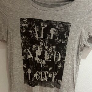 American Eagle Outfitters Heather Gray Tee